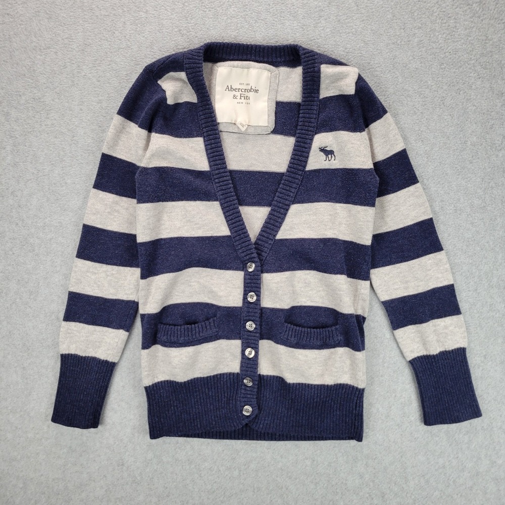 Vintage Y2K Abercrombie Fitch Mini Cardigan Sweater S Bella Swan Babydoll Prep